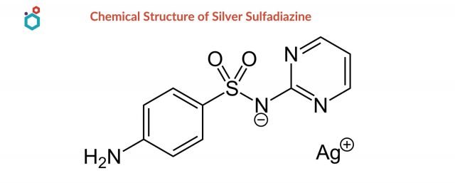 Chemical Structure of Silver Sulfadiazine