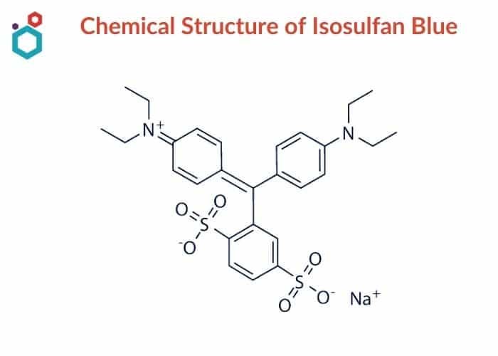 Chemical Structure of Isosulfan Blue