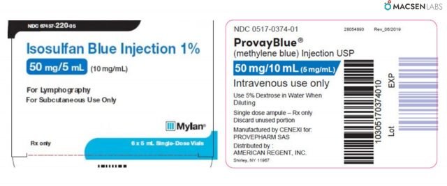 Isosulfan Blue vs Methylene Blue