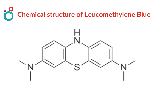 Chemical structure of Leucomethylene Blue