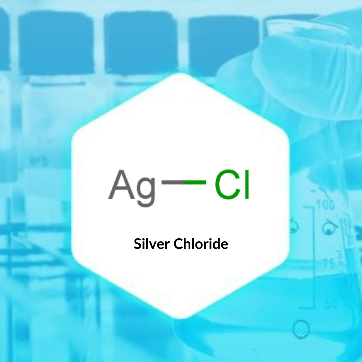 Chemical structure of Silver Chloride