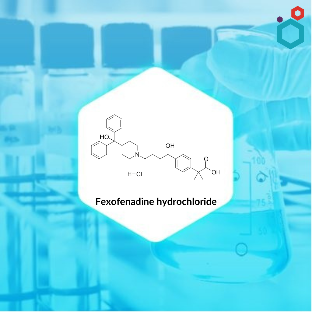 Fexofenadine hydrochloride Chemical Structure