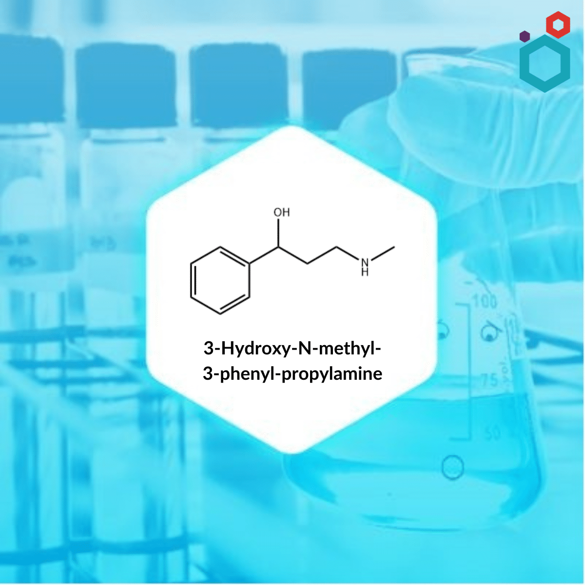 3-Hydroxy-N-methyl-3-phenyl-propylamine Chemical Structure